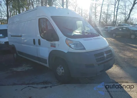 2018 Ram Promaster 2500 High Roof 159 Wb z USA, uszkodzony, nr VIN 3C6TRVDG0JE122798